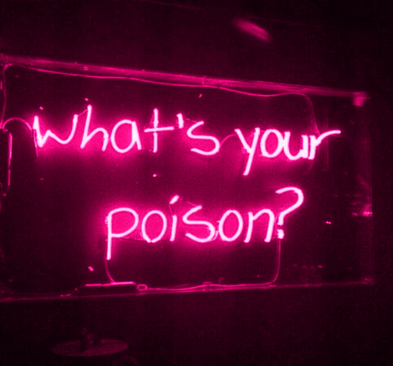 What's your poison handmade led outlets neon bedroom decor sign