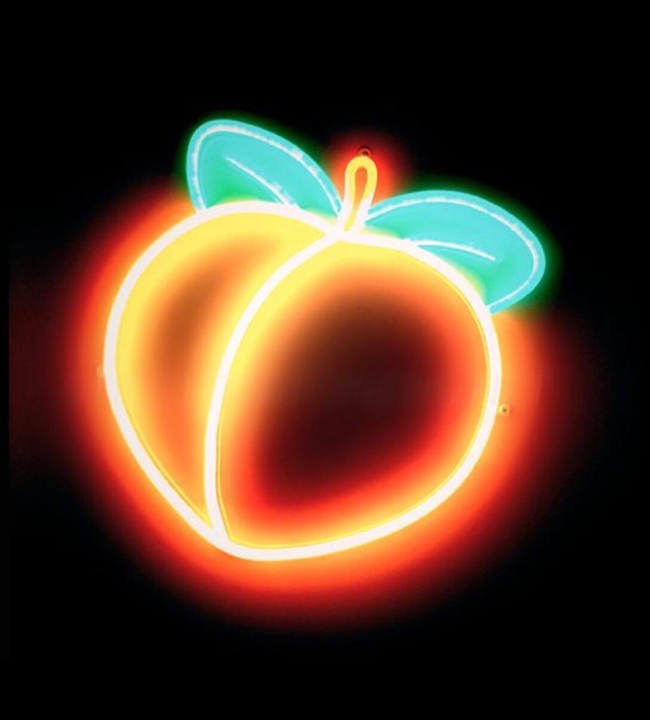 Peach Emoji Neon Sign- Affordable Custom Neon Signs | NeonDreamsUSA