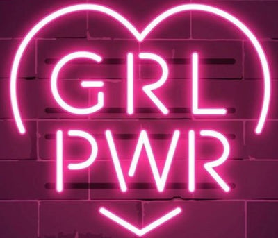 girl power neon sign