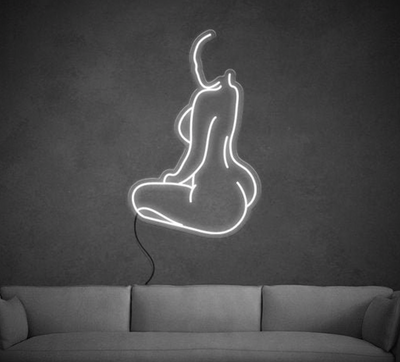 neon sign for her
