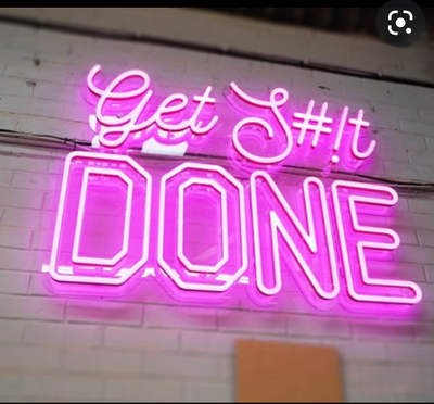 get shit done neon