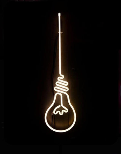 light bulb neon