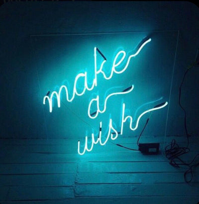 Make A Wish Custom Neon sign