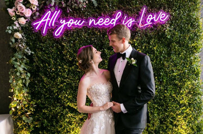 cool neon signs for weddings